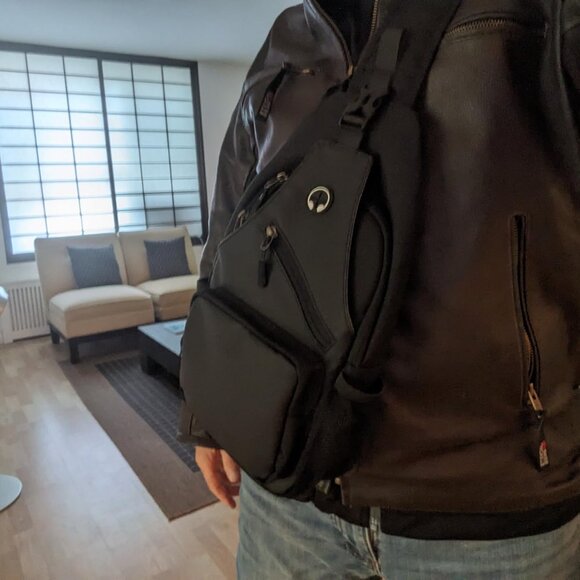 Crossbody Bags Sling Backpack Men and Women Chest Bag Travel men shoulder bag - Picture 11 of 12